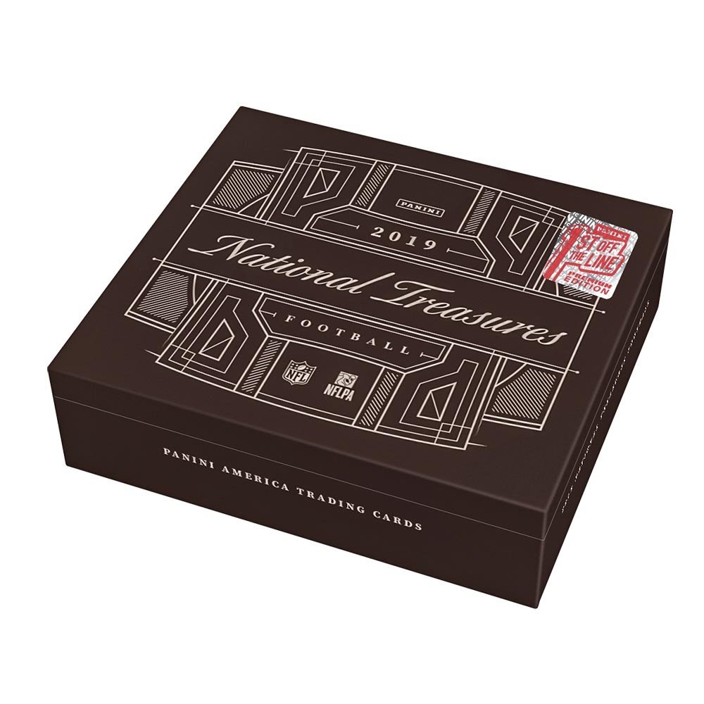 2019 Panini National Treasures Football 1st Off The Line Hobby Box