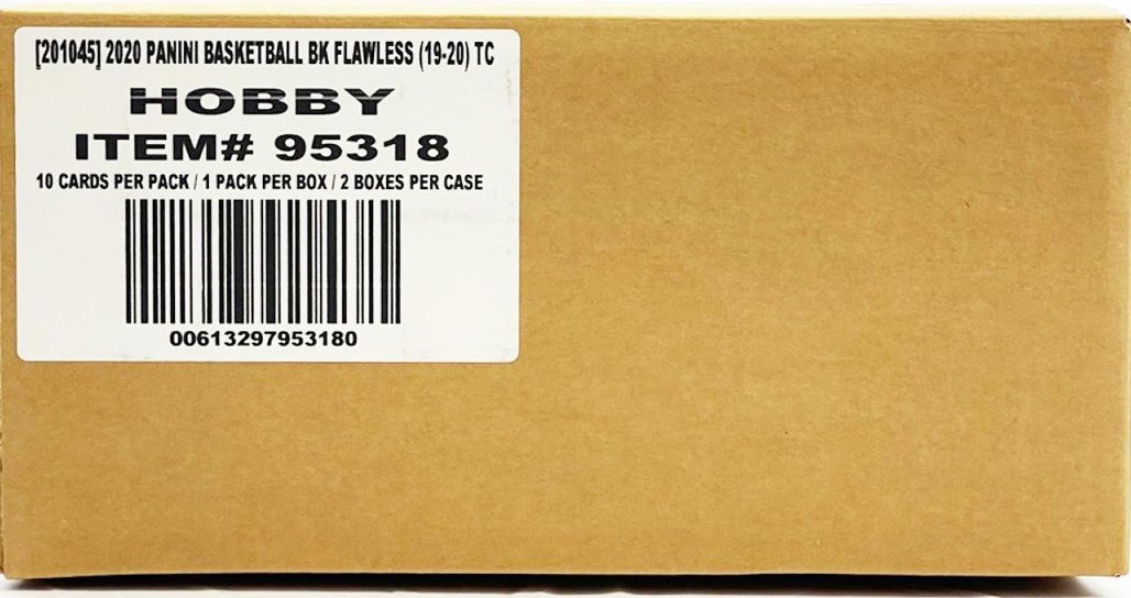 2019/20 Panini Flawless Basketball Hobby 2 Box Case