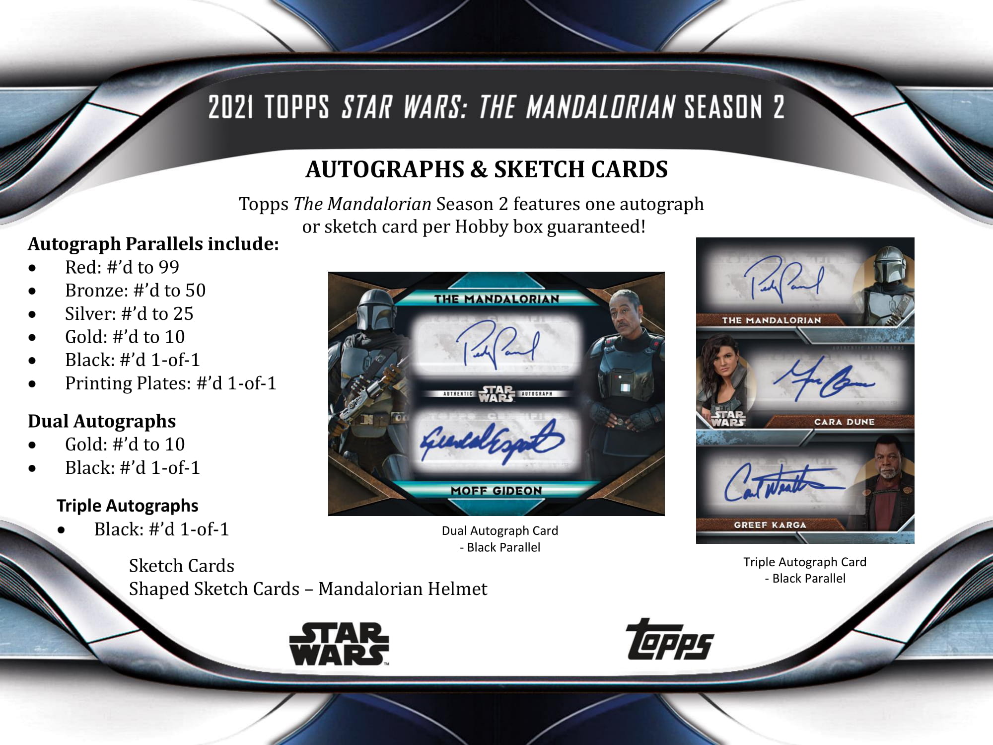 Topps Star Wars The Mandalorian カードセット Topps Star Wars The Mandalorian カードセット The Mandalorian Cards