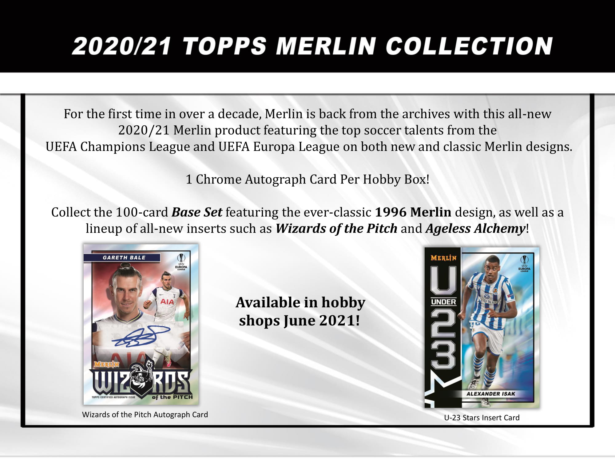 2020/21 Topps Merlin Chrome Soccer Hobby 12 Box Case
