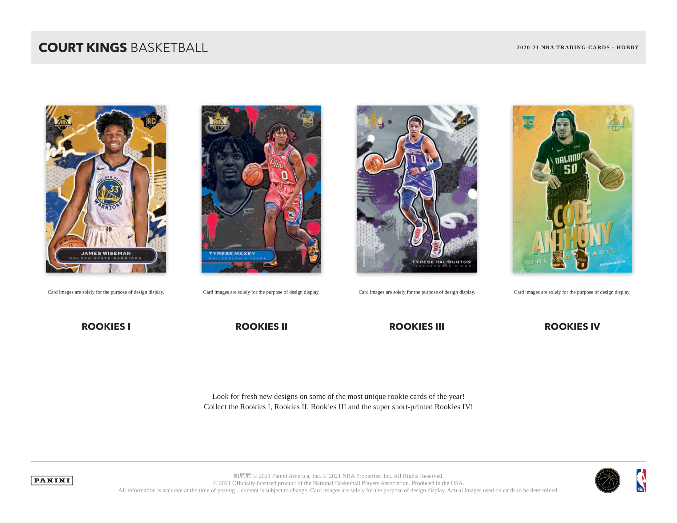 2020-2021 Court Kings Hobby Box 早く勝ち 20-
