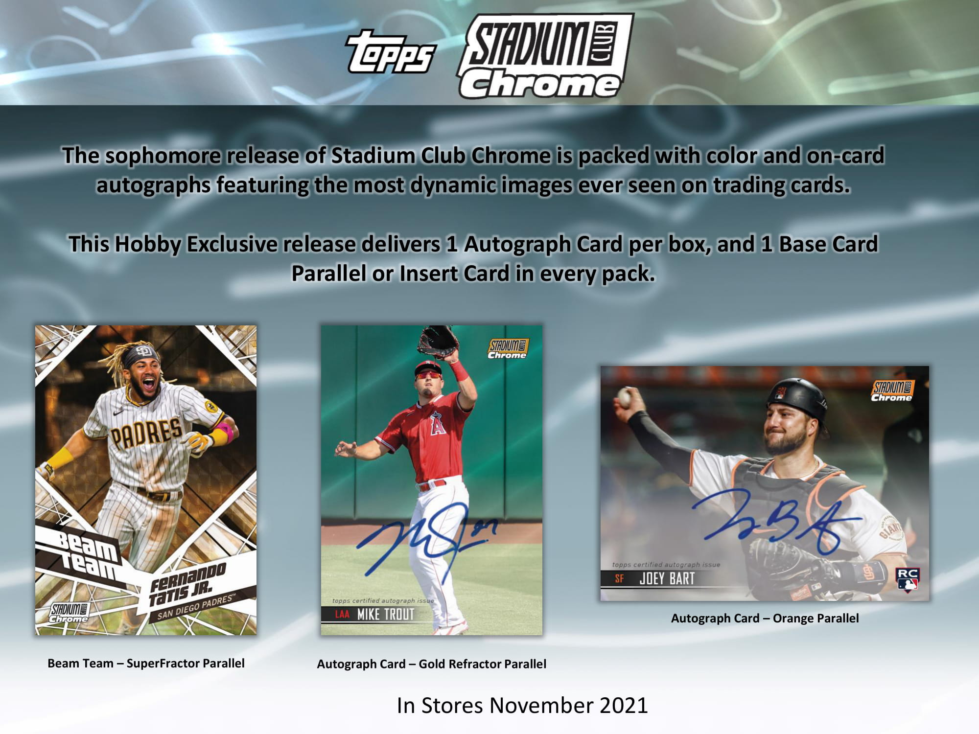 2021 Topps Stadium Club Chrome Baseball Hobby Box