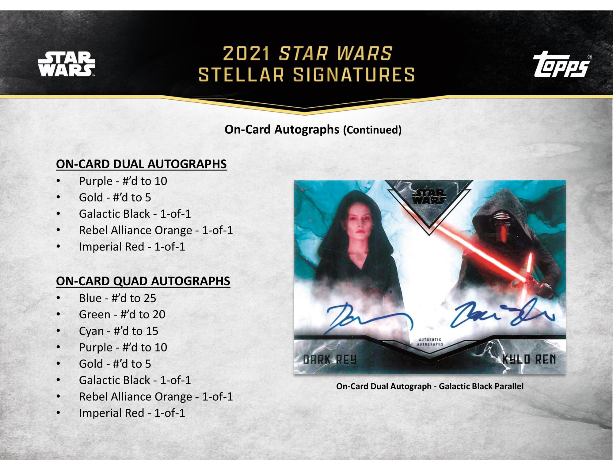 Topps' Star Wars Stellar Signatures Collection is Back | The Pop