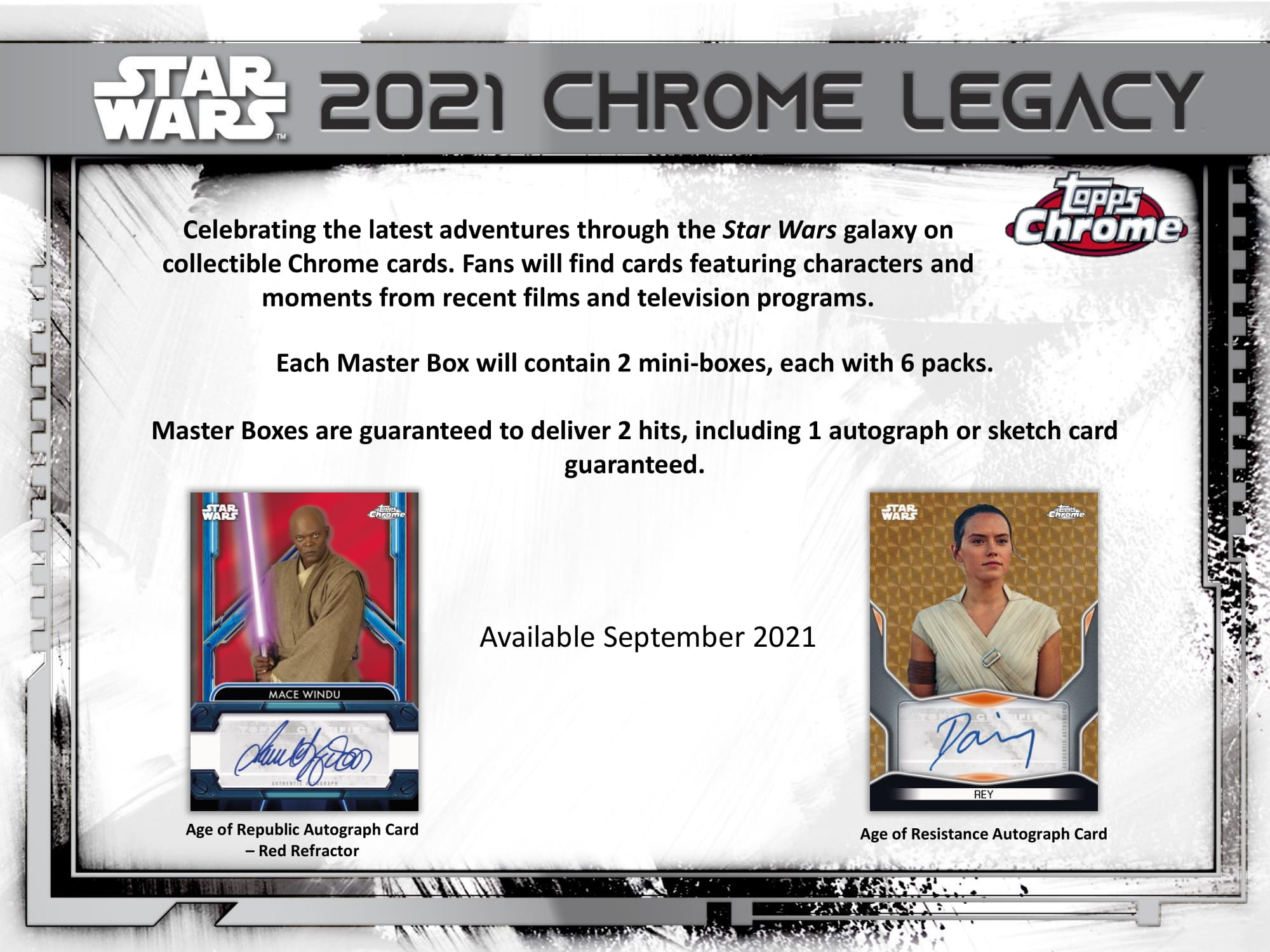 2021 Topps Star Wars Chrome Legacy Hobby Box