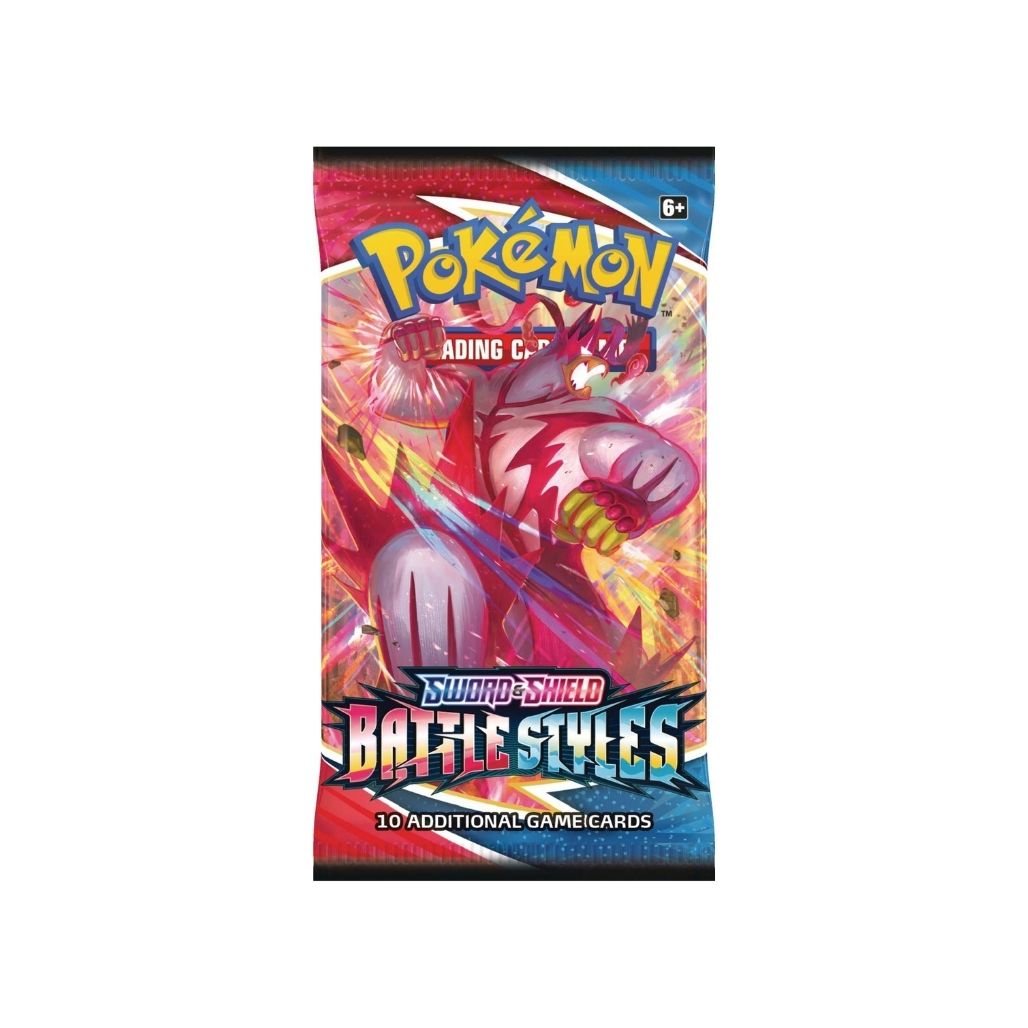 pokemon sword and shield battle styles booster box Sword & Shield—Battle Styles Booster Case(6 Boxes) – GilbertGames main image 1