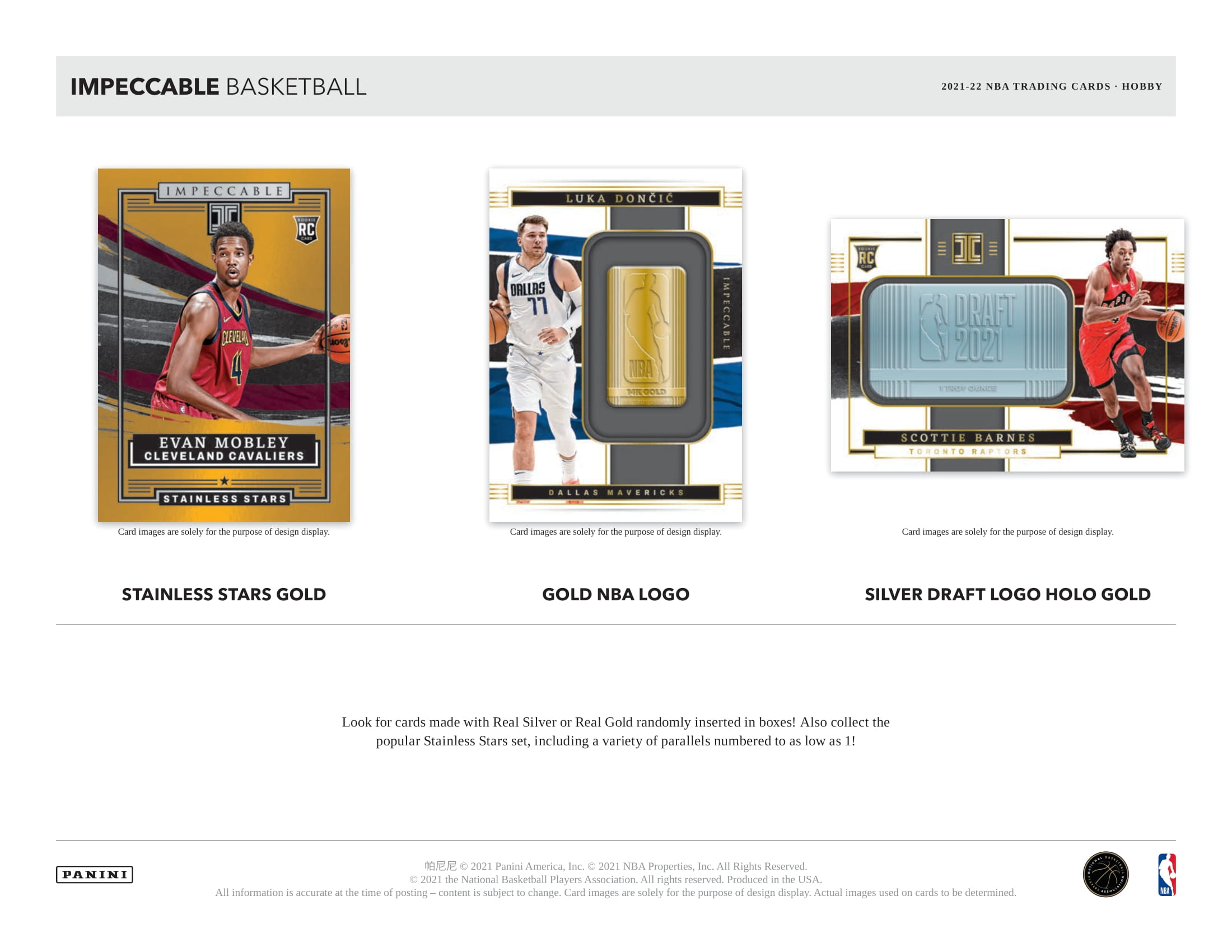 スポーツ選手 NBA 2021-22 PANINI IMPECCABLE BASKETBALL 2021/22 Panini Impeccable Basketball Hobby Box