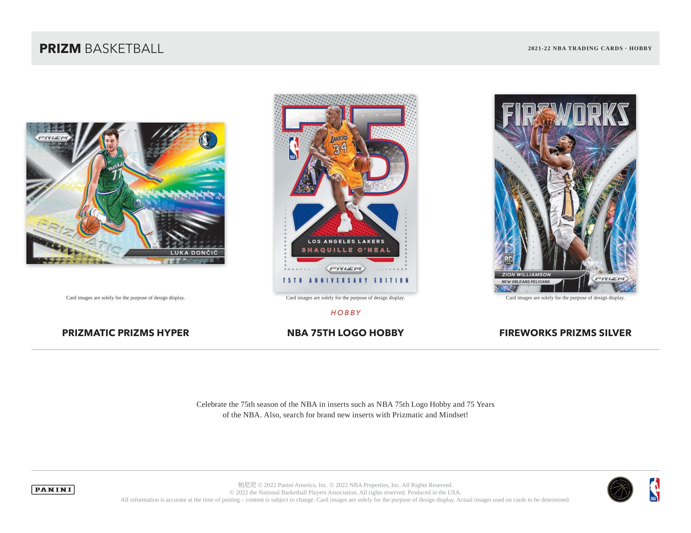 2021/22 Panini Prizm Basketball Hobby 12 Box Case
