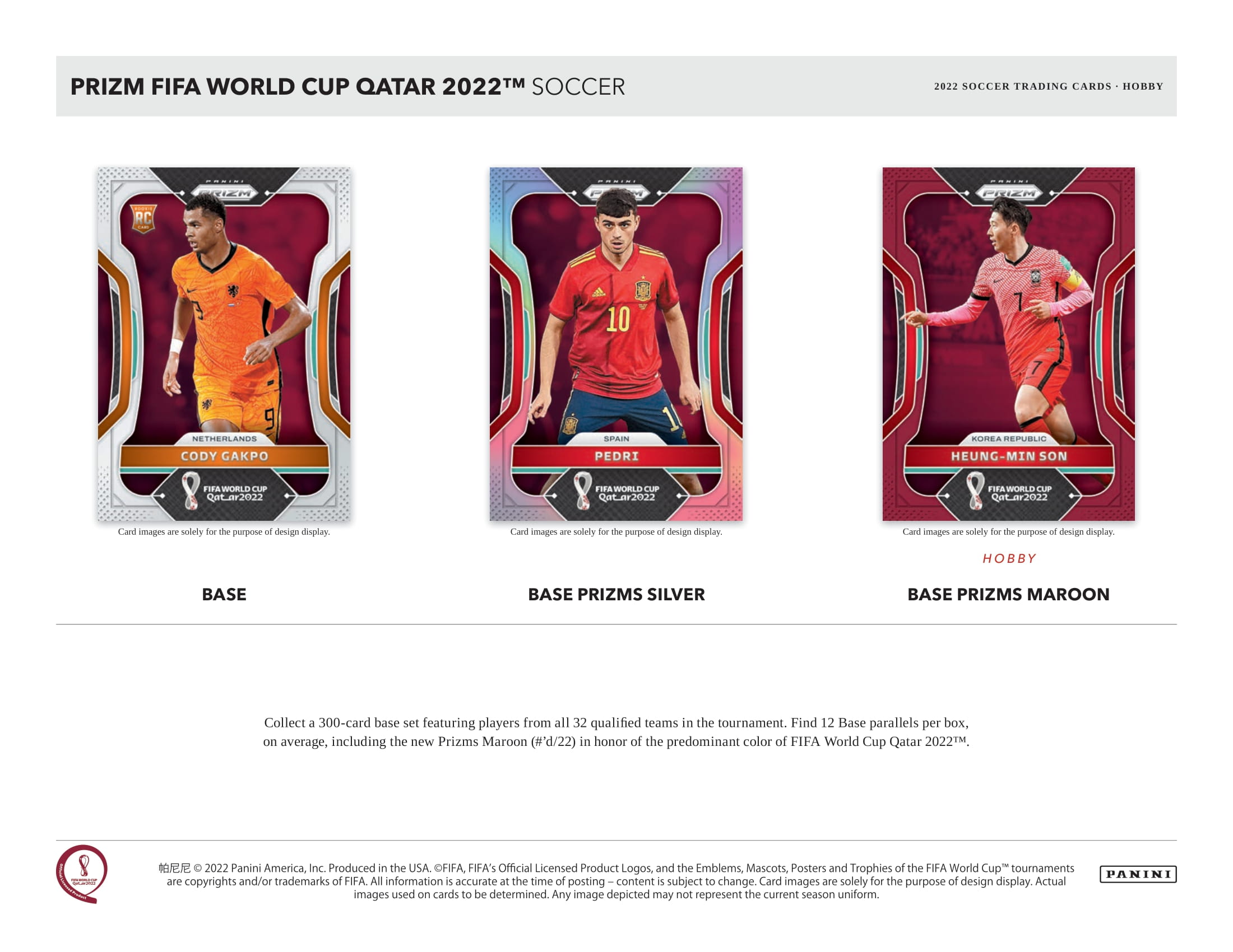 2022 Panini Prizm World Cup Soccer Hobby Box