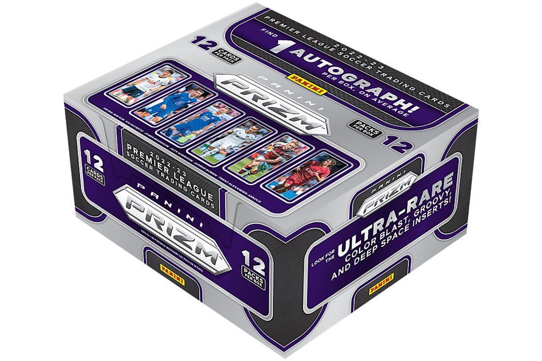 Panini Prizm 2022-23 Premier League 3箱 2022/23 Panini Prizm Premier League EPL Soccer Hobby Box