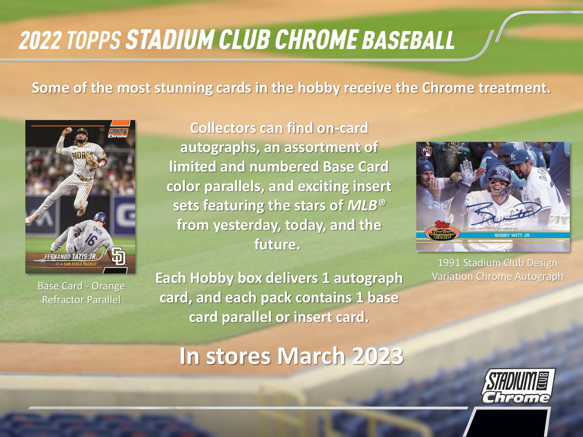 Topps Stadium Club 0 Baseball Box Checklist, Chrome Info - Hobby 
