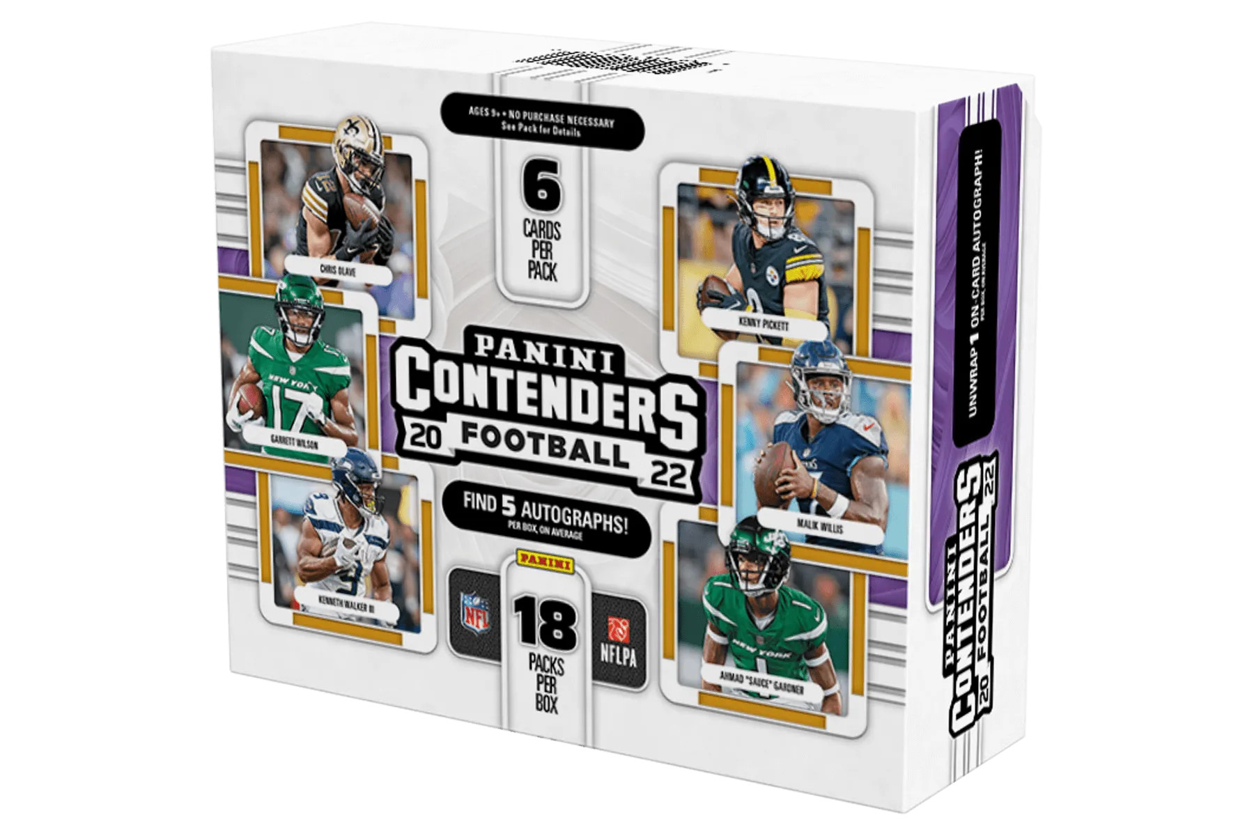 2022 Panini Contenders Football Hobby 12 Box Case