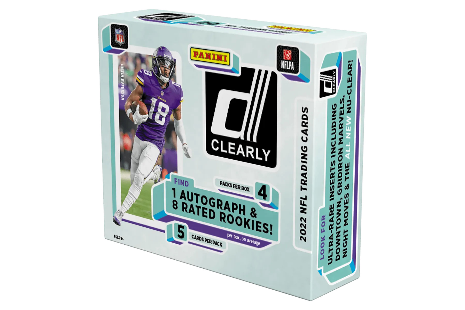 2022 Panini Clearly Donruss Football Hobby 16 Box Case