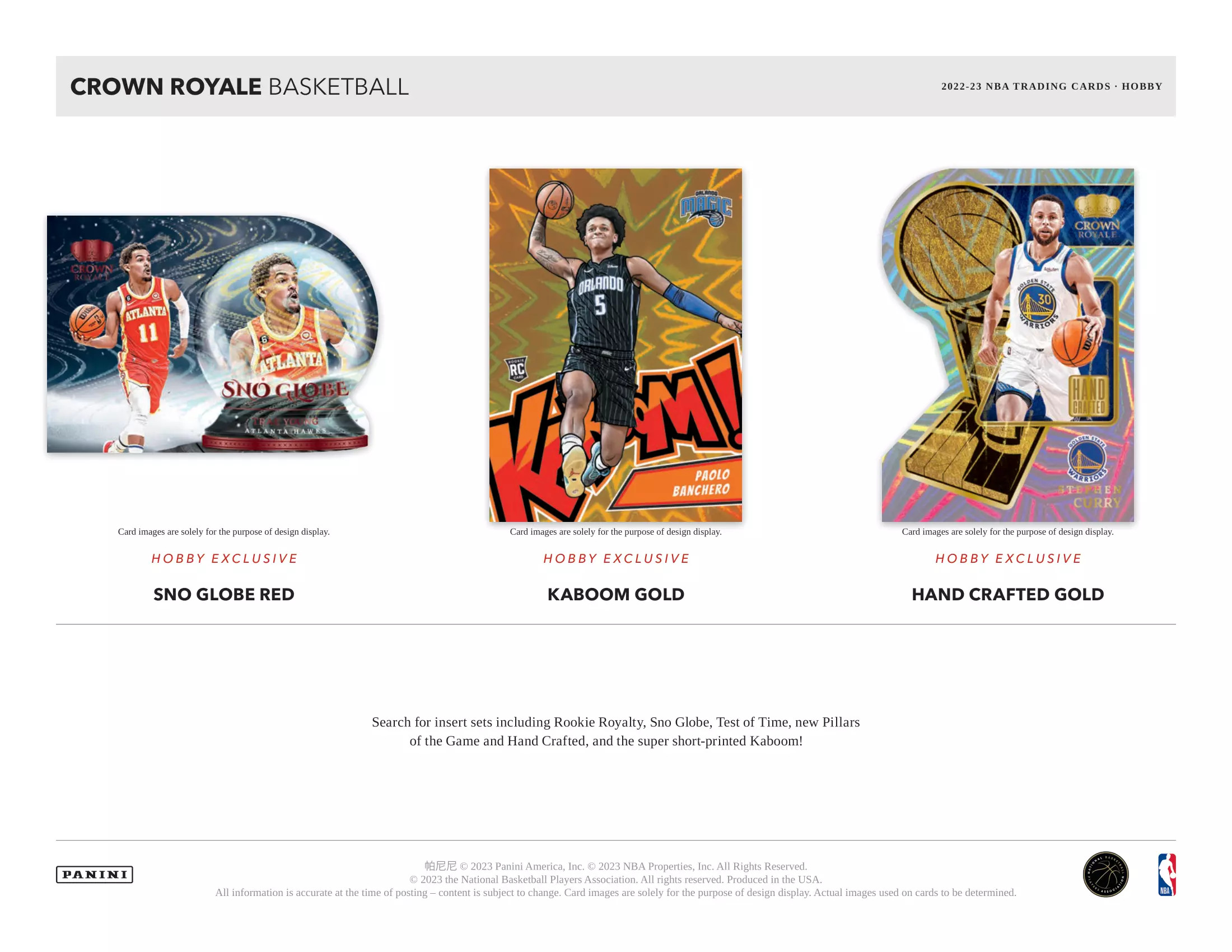 2022/23 Panini Crown Royale Basketball Hobby Box
