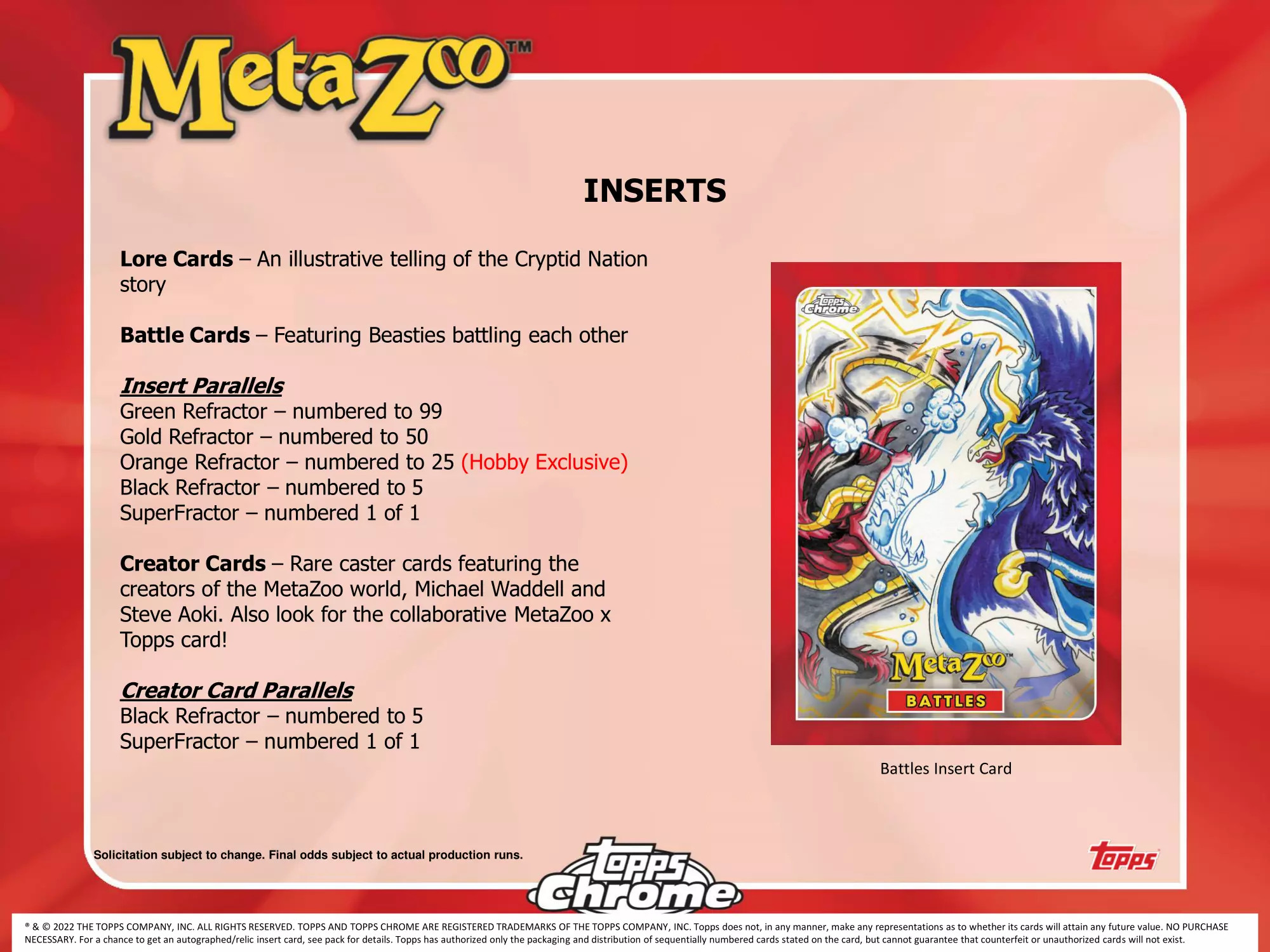 2022 Topps MetaZoo Chrome Hobby Box