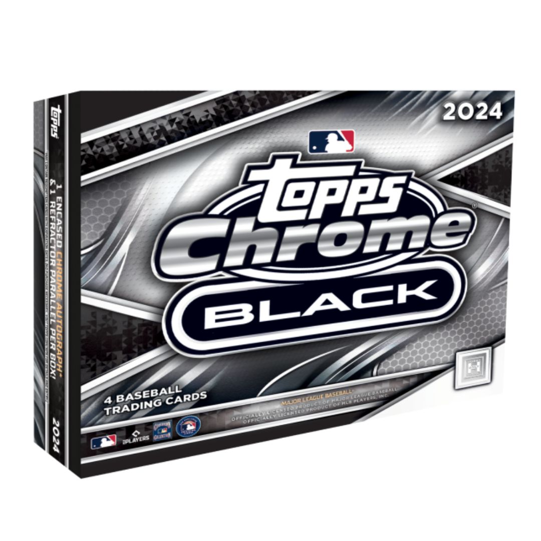 2024 Topps Chrome Black Baseball Hobby 12 Box Case