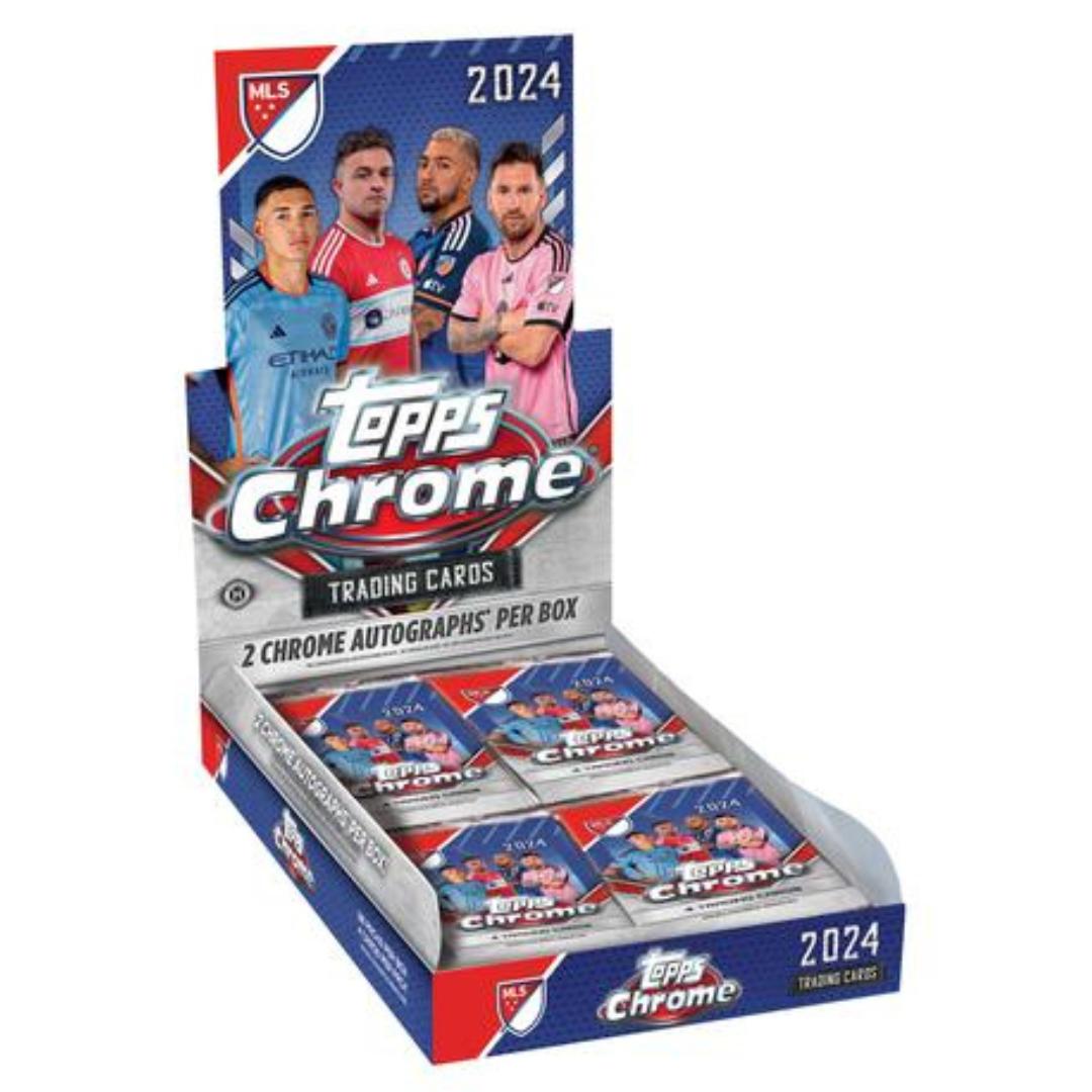2024 Topps Chrome MLS Soccer Hobby 12 Box Case - Rare Parallels