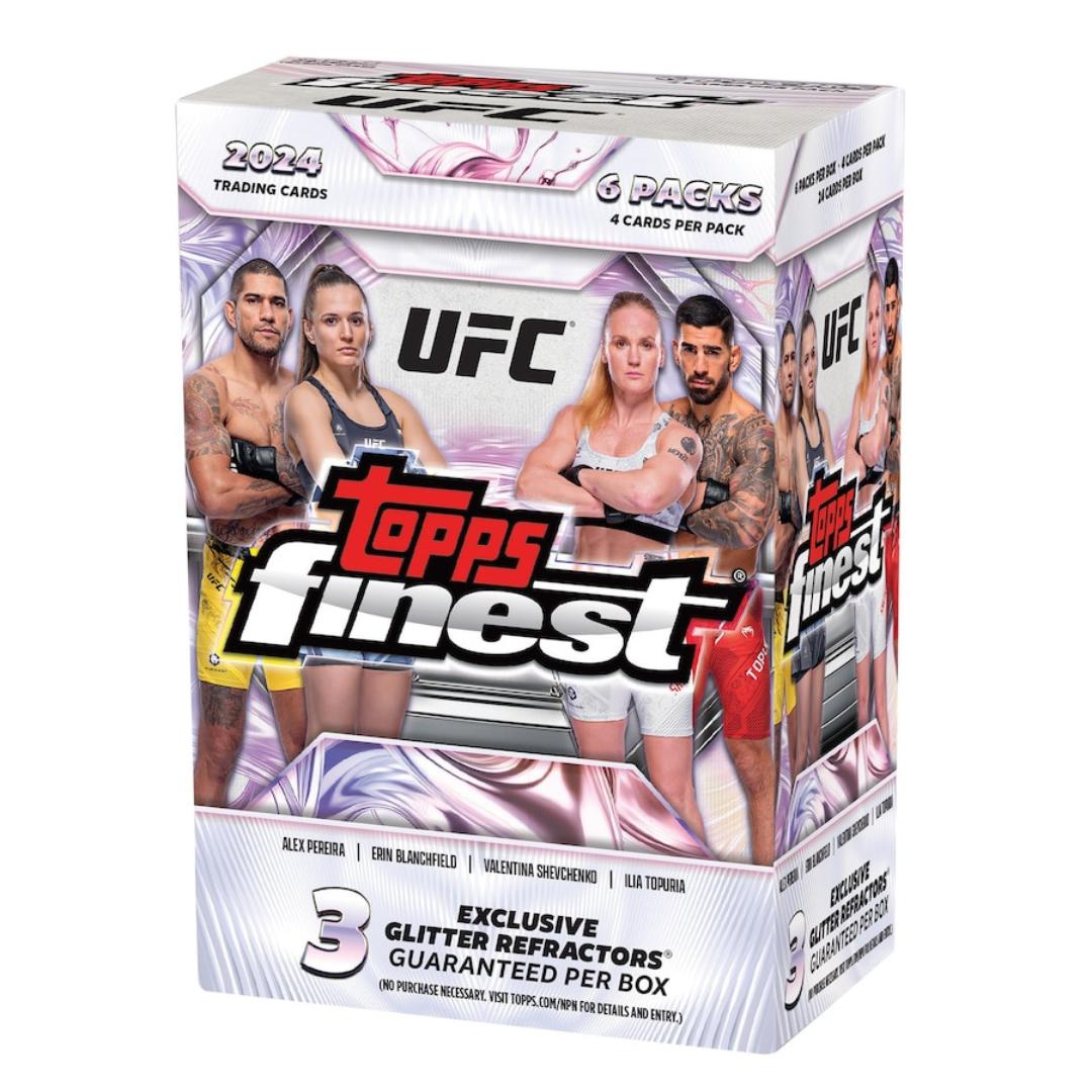 ufc booster box 2023 Panini Prizm BLASTER (6 pks/bx) : Collectibles & Fine Art and knockout 2024 Topps UFC Finest Blaster