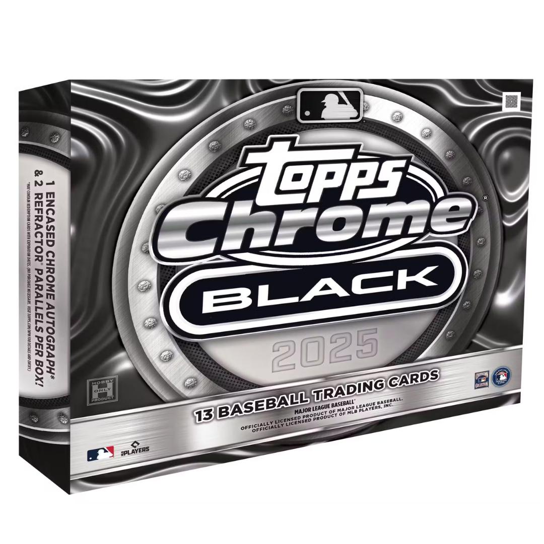 たいちゃん2 Topps Chrome Black 2025 2025 Topps Chrome Black Baseball Hobby Box | Diamond Cards Online
