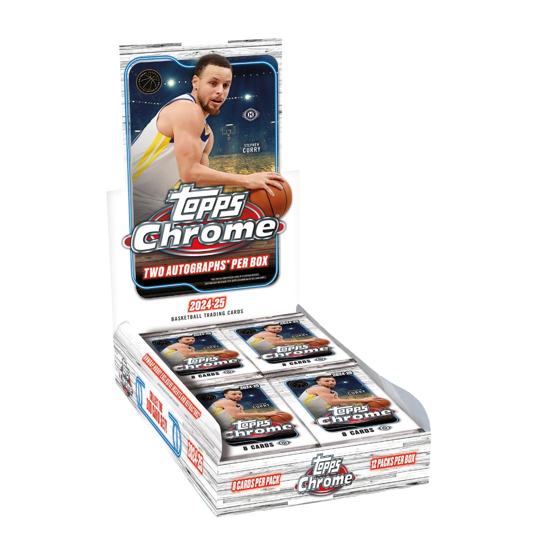 2024/25 Topps Chrome Basketball Hobby 12 Box Case