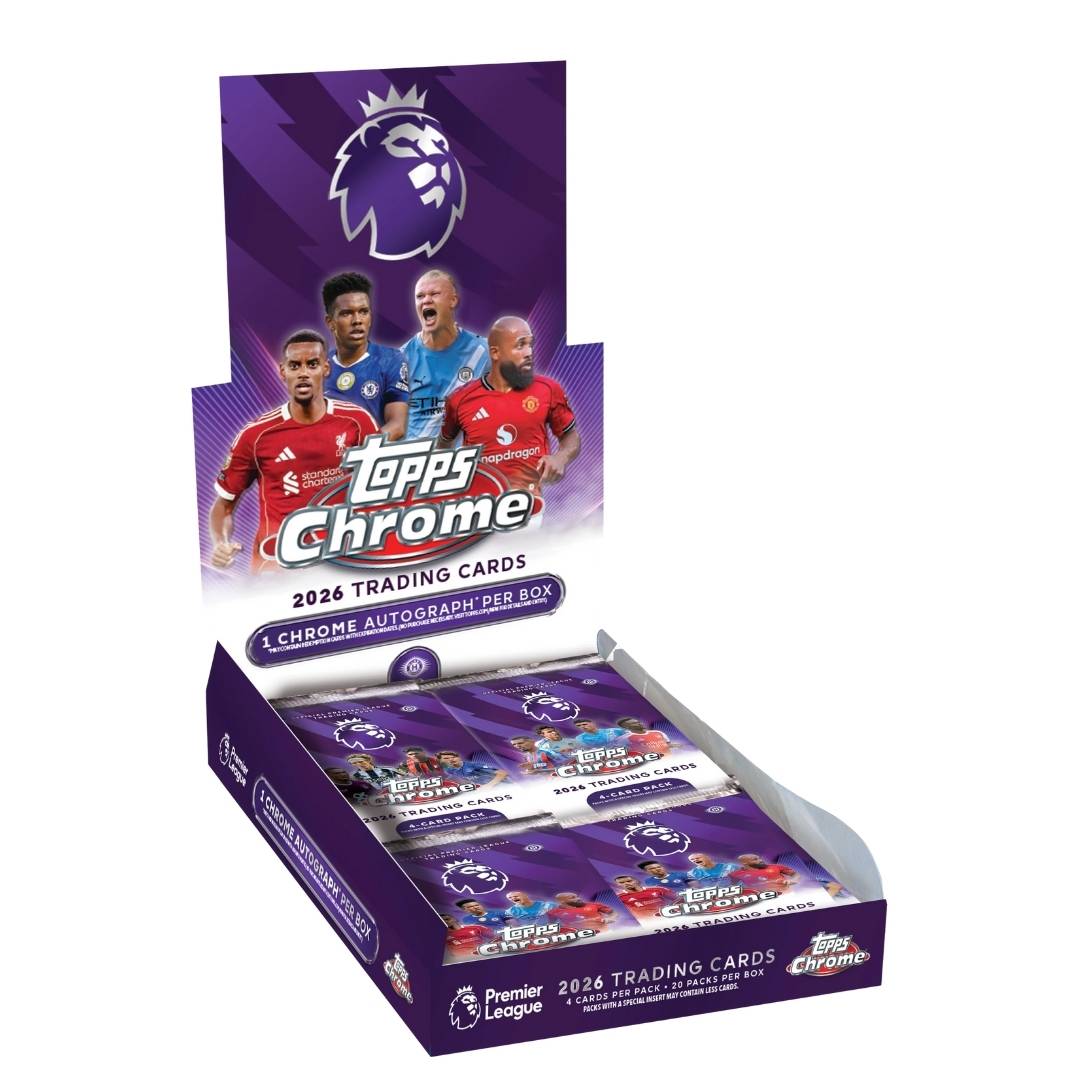 2026 Topps Chrome Premier League EPL Soccer Hobby Box
