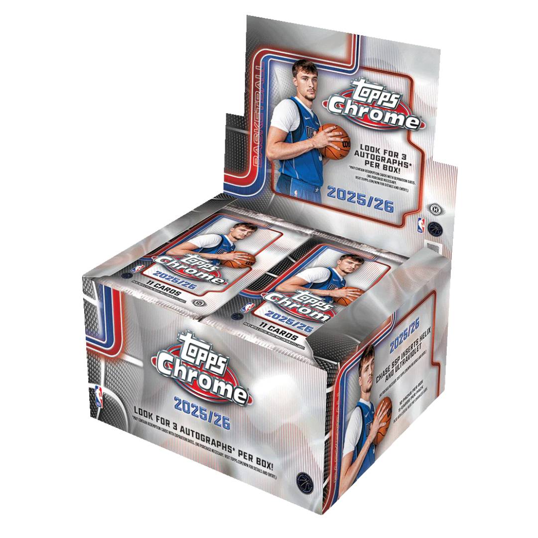 2025/26 Topps Chrome Basketball Jumbo Box