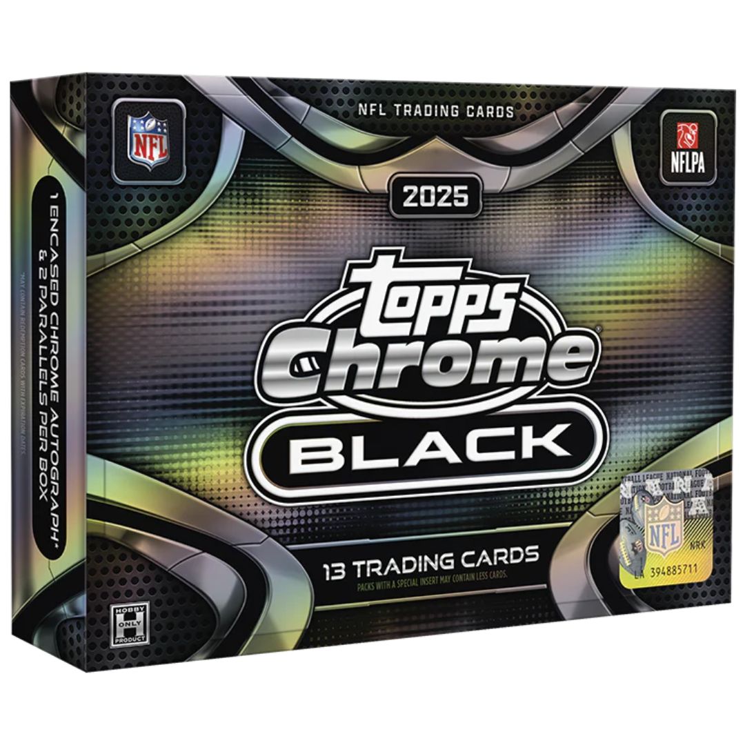 2025 Topps Chrome Black Football Hobby Box