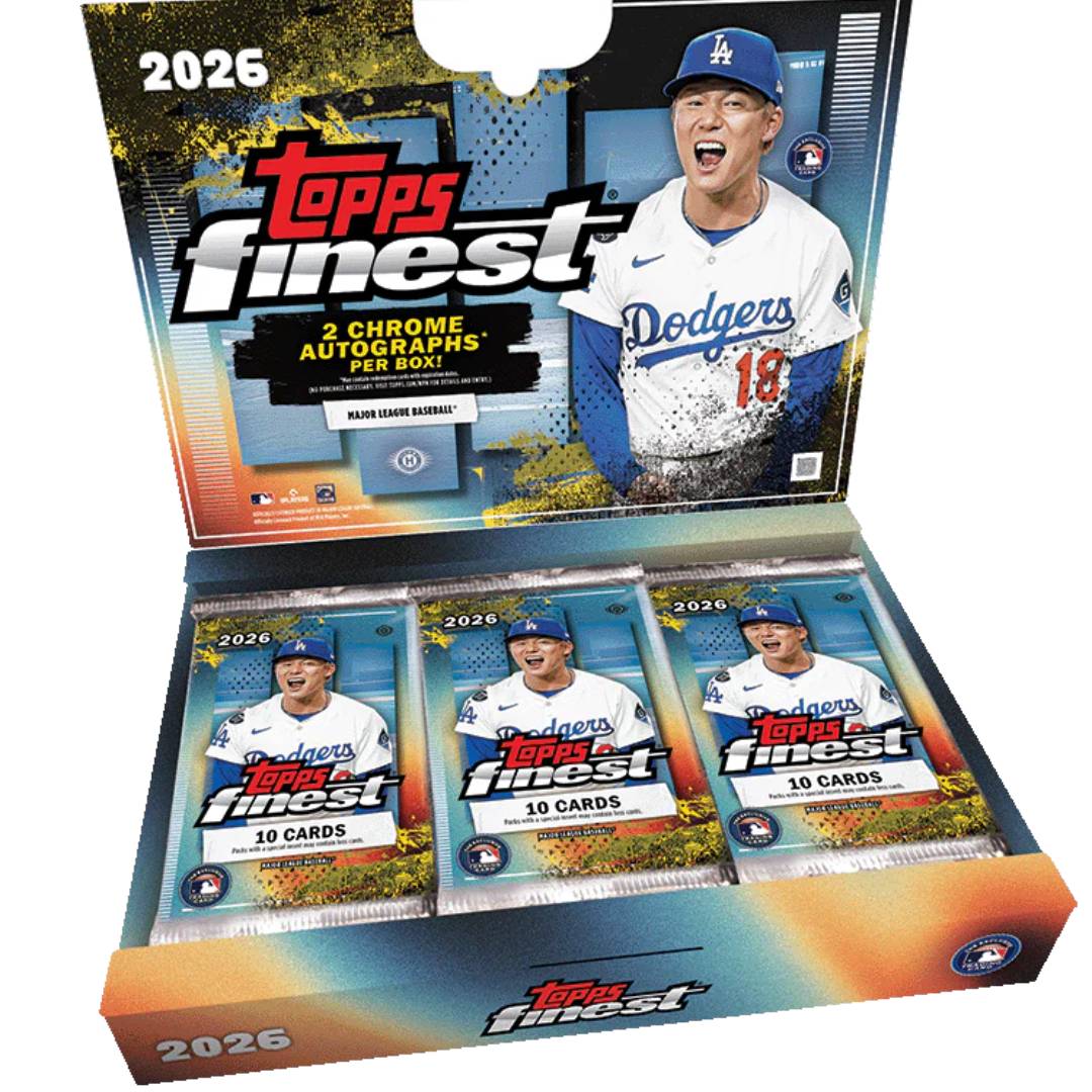 2026 Topps Finest Baseball Hobby 8 Box Case