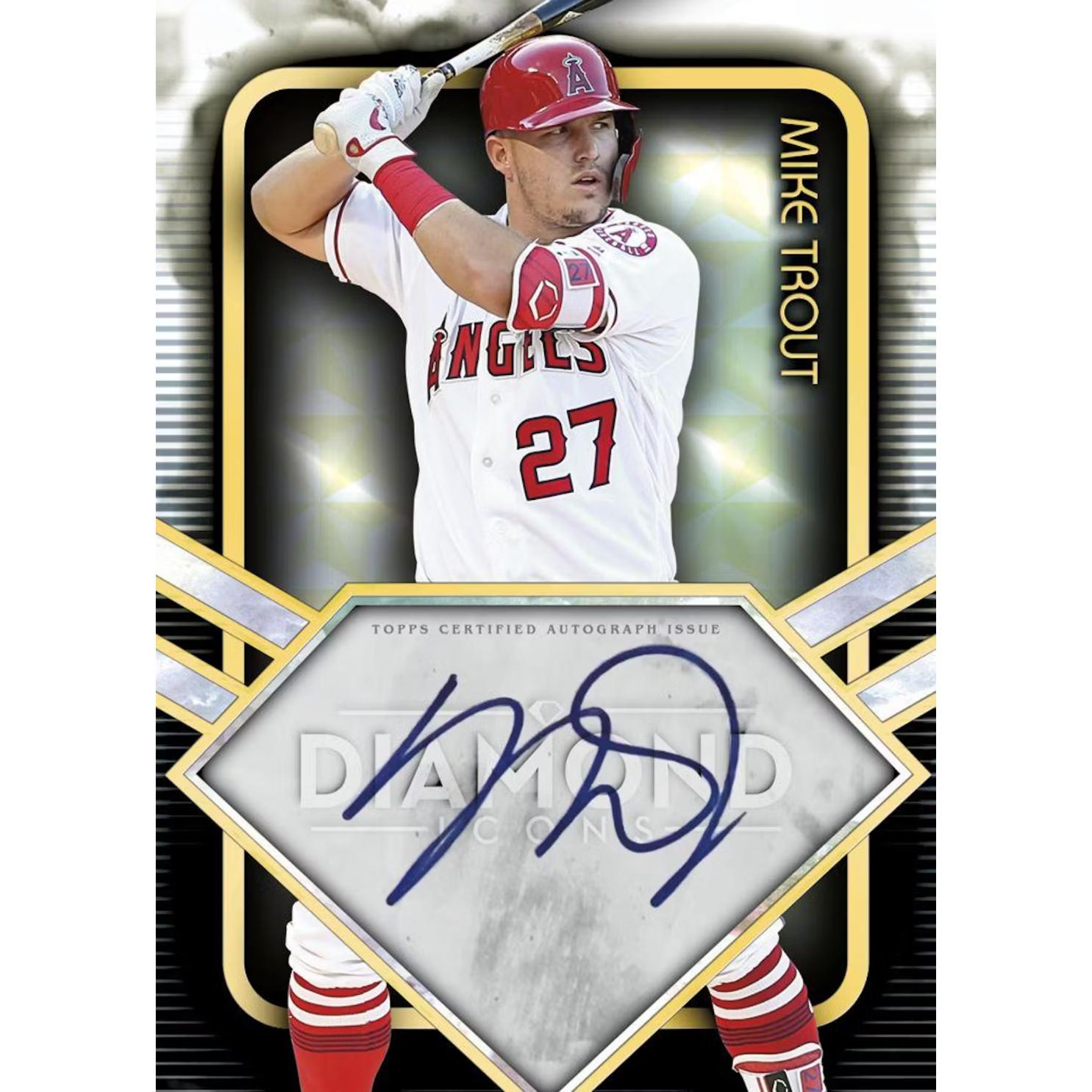 0 Diamond Topps Icons Baseball Hobby - Box AUTO Card Case Live