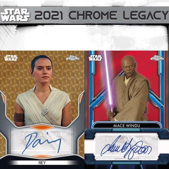 2021 Topps Chrome Star Wars Legacy Trading Cards - Diamond Cards