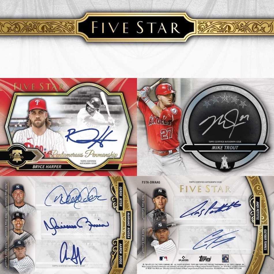 2021 Topps Five Star Baseball Cards - Diamond Cards Online Store