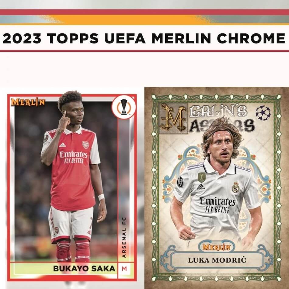 2022/23 Topps UEFA Club Competitions Merlin Chrome Soccer A Collector's Guide Diamond Cards