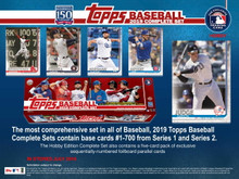 2019 Topps Complete Baseball Factory Set - Hobby 12 Set Case