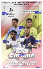 2021/22 Topps Chrome UEFA Champions League Soccer LITE 16 Box Case