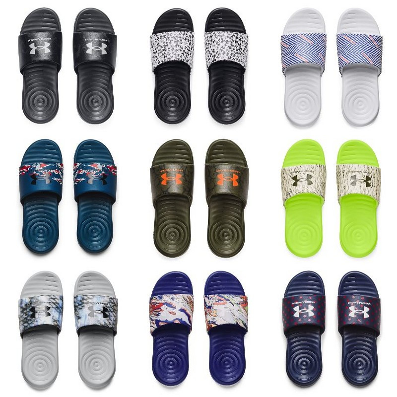 Under Armour 3024434 Men's UA Ansa Graphic Slides - CopsPlus