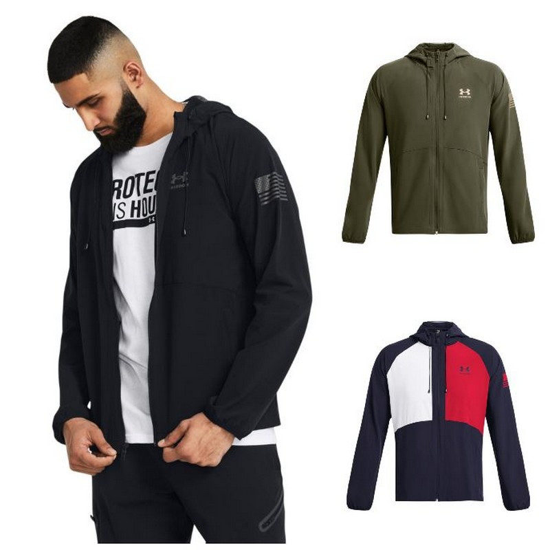 Under Armour 1382947 Men's UA Freedom Storm Windbreaker Jacket