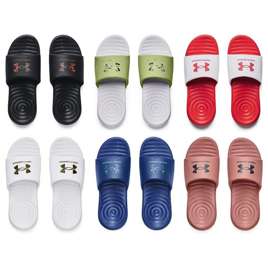 Under Armour 3024435 Men's UA Ansa Graphic Slides - CopsPlus