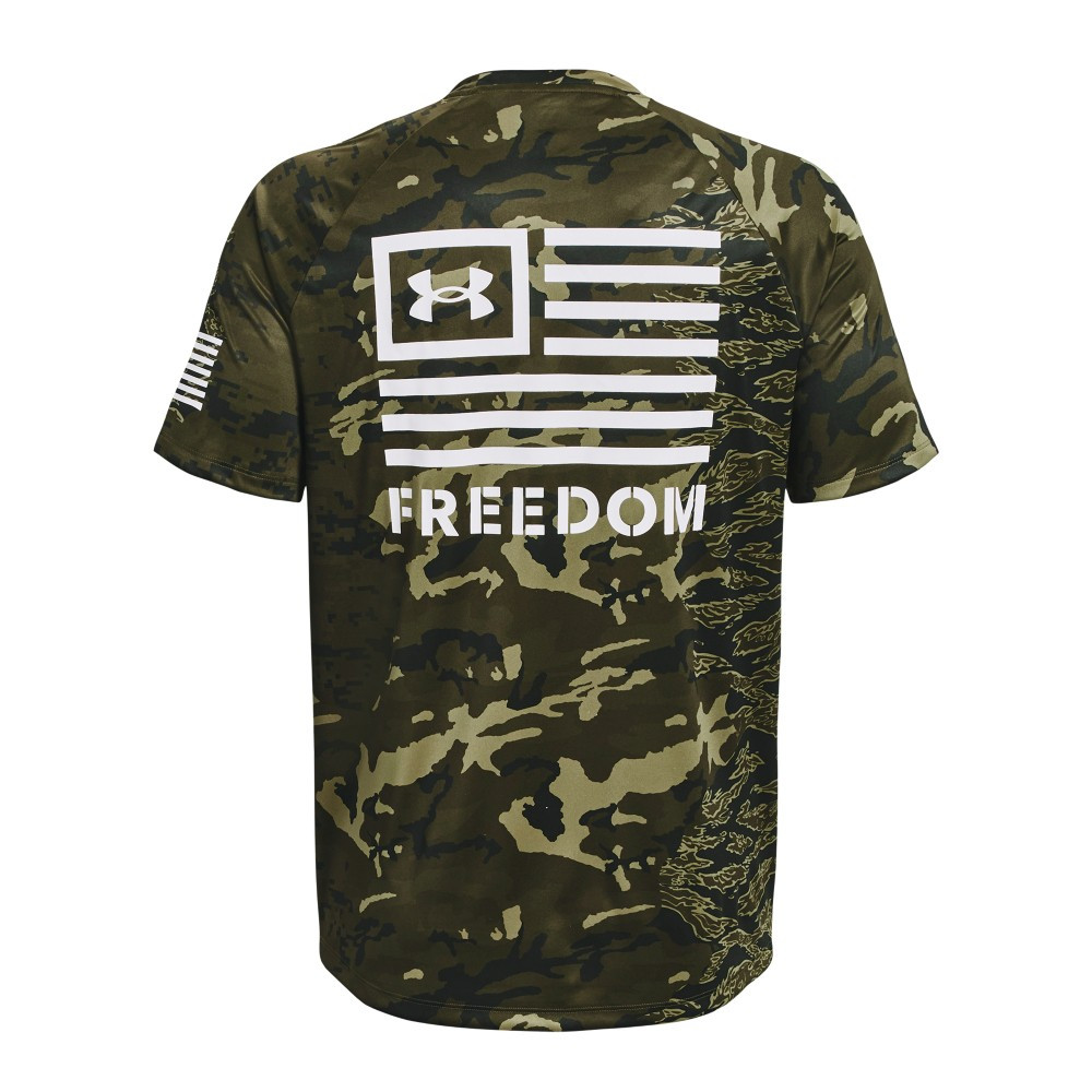 Under Armour 1377055 Men's UA Freedom Flag Tech T-Shirt - CopsPlus