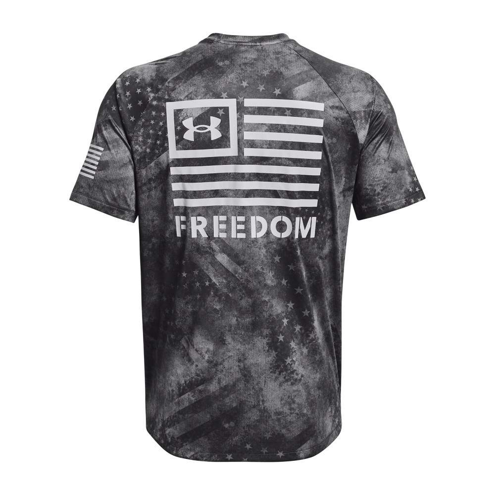 Under Armour 1377055 Men's UA Freedom Flag Tech T-Shirt - CopsPlus