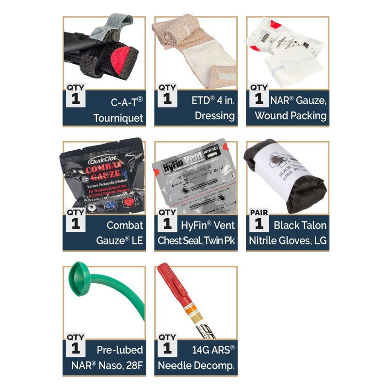 North American Rescue Rig Series Eagle IFAK First Aid Advanced Kit ...