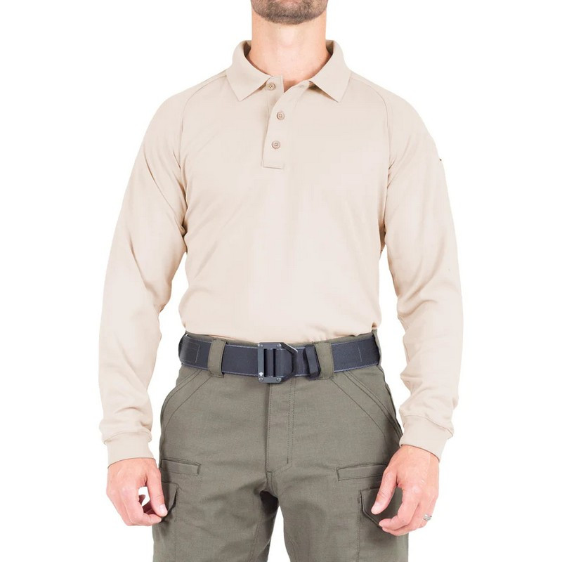 First Tactical 111503 Men's Performance Long Sleeve Polo - CopsPlus