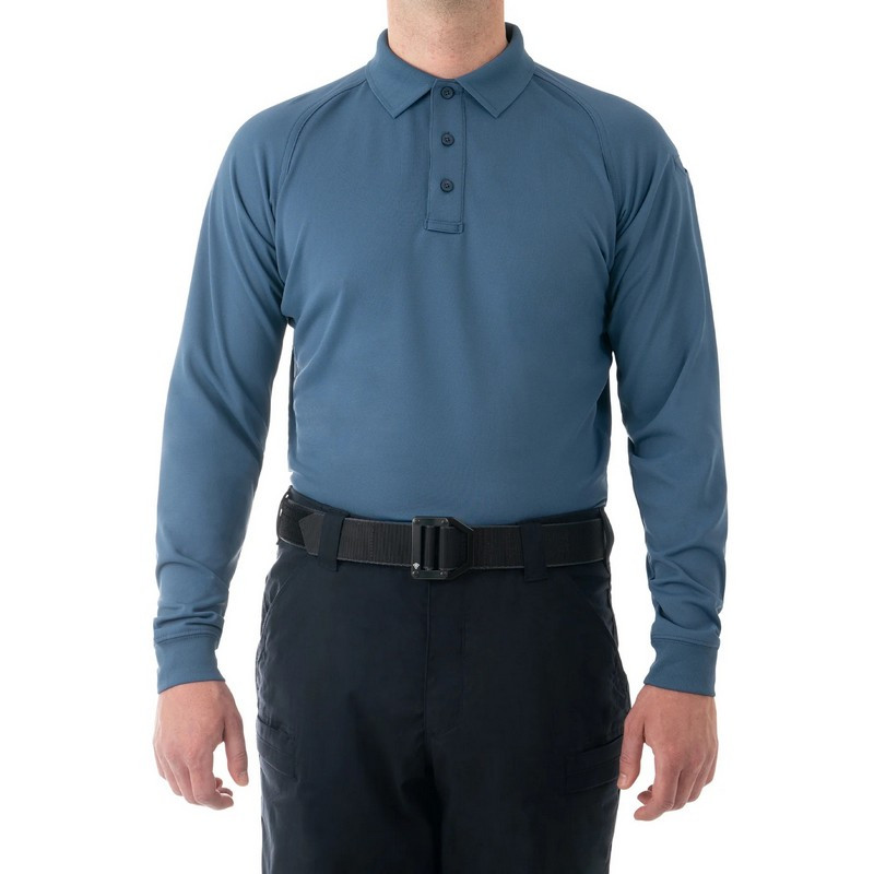 taka　1001 First Tactical 111503 Men's Performance Long Sleeve Polo - CopsPlus