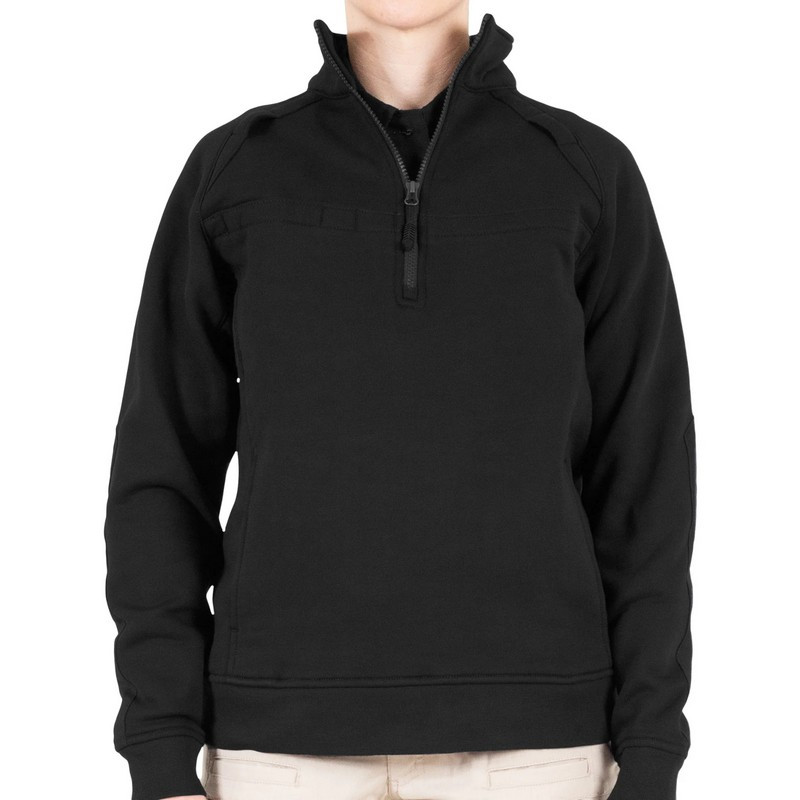 A-3 First Tactical 128507 Women's Cotton Job Shirt Quarter Zip - CopsPlus