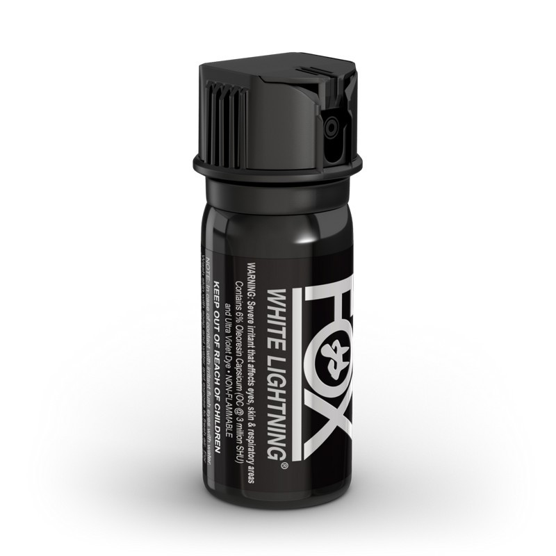 Fox Labs 156WLS White Lightning 6% H2OC Defense Pepper Spray, 1.5