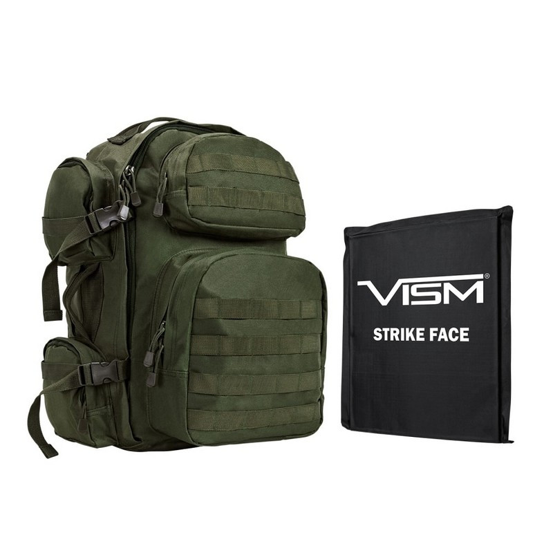 NcStar Tactical Backpack w/ Ballistic Soft Panel Rectangle Cut