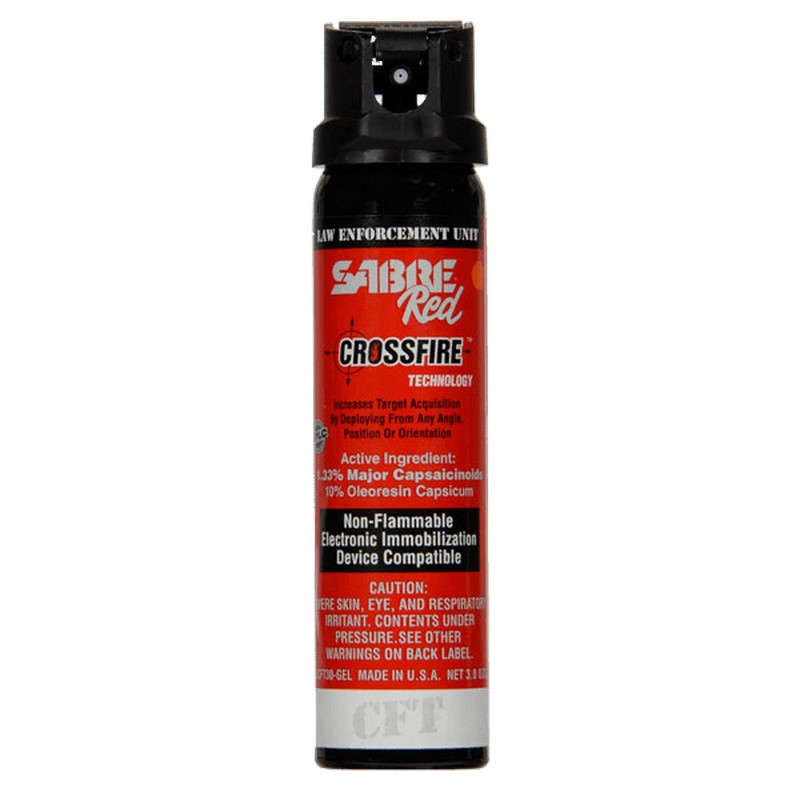 Sabre Red 52CFT30-GEL Crossfire Gel (MK-4) Pepper Spray, 1.33% MC