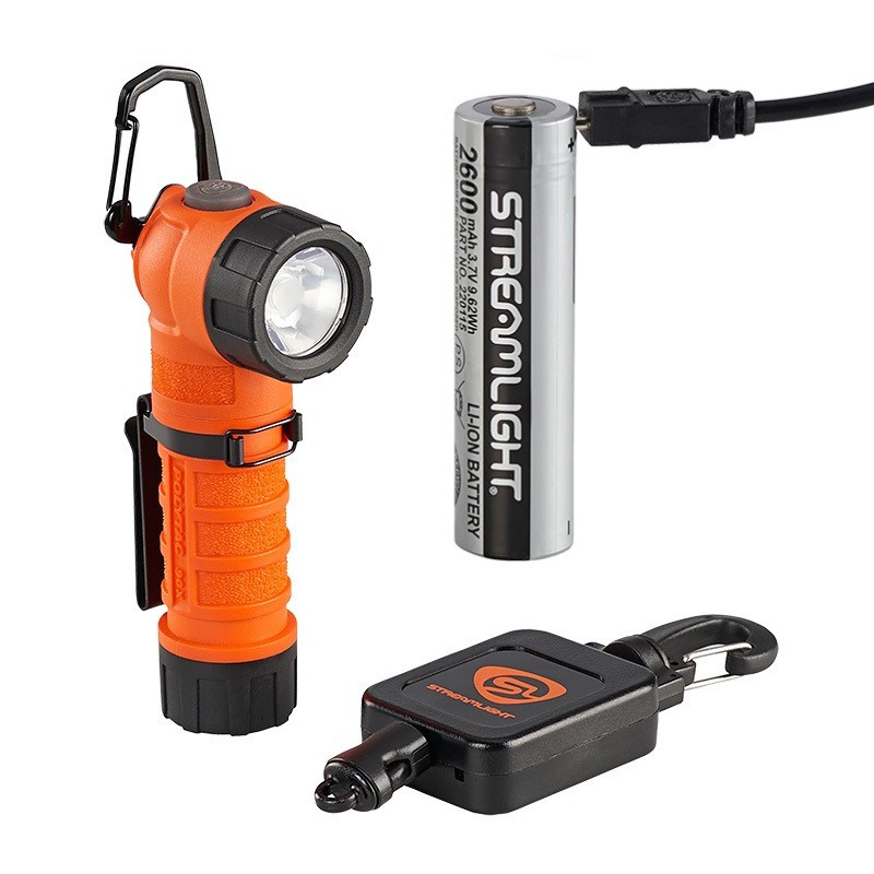 Streamlight PolyTac 90X USB Multi-Fuel Right-Angle Flashlight