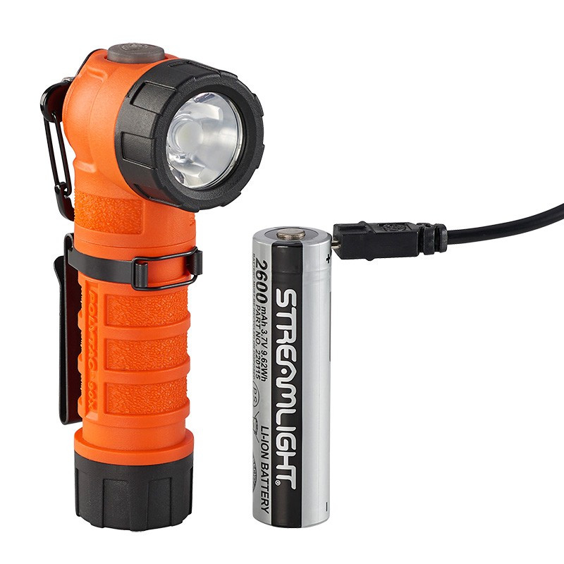 【新品未使用未開封】Streamlight POLYTAC 90X USB Streamlight PolyTac 90X USB Multi-Fuel Right-Angle Flashlight