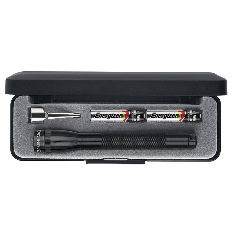 Mag-Lite Promotional Mini Flashlight with AA Batteries & Box