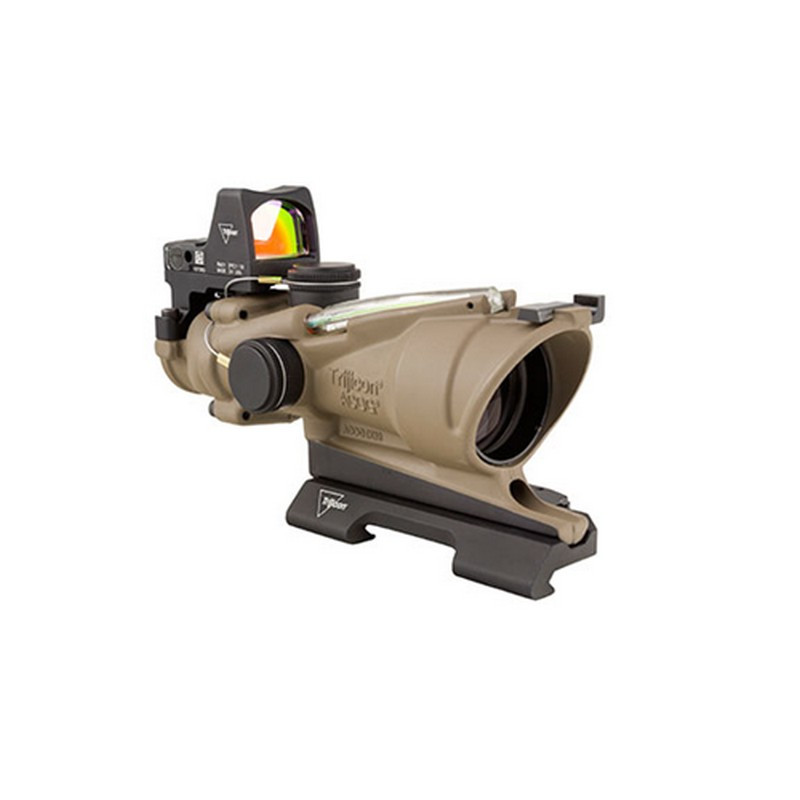 Trijicon ACOG® 4x32 ECOS Tritium Riflescope w/ Trijicon RMR®, FDE