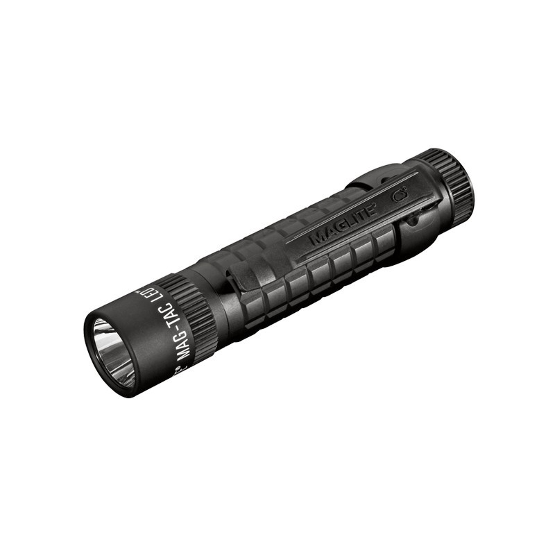 Maglite MAG-TAC LED 2-Cell CR123 Flashlight, Plain Bezel (Blister